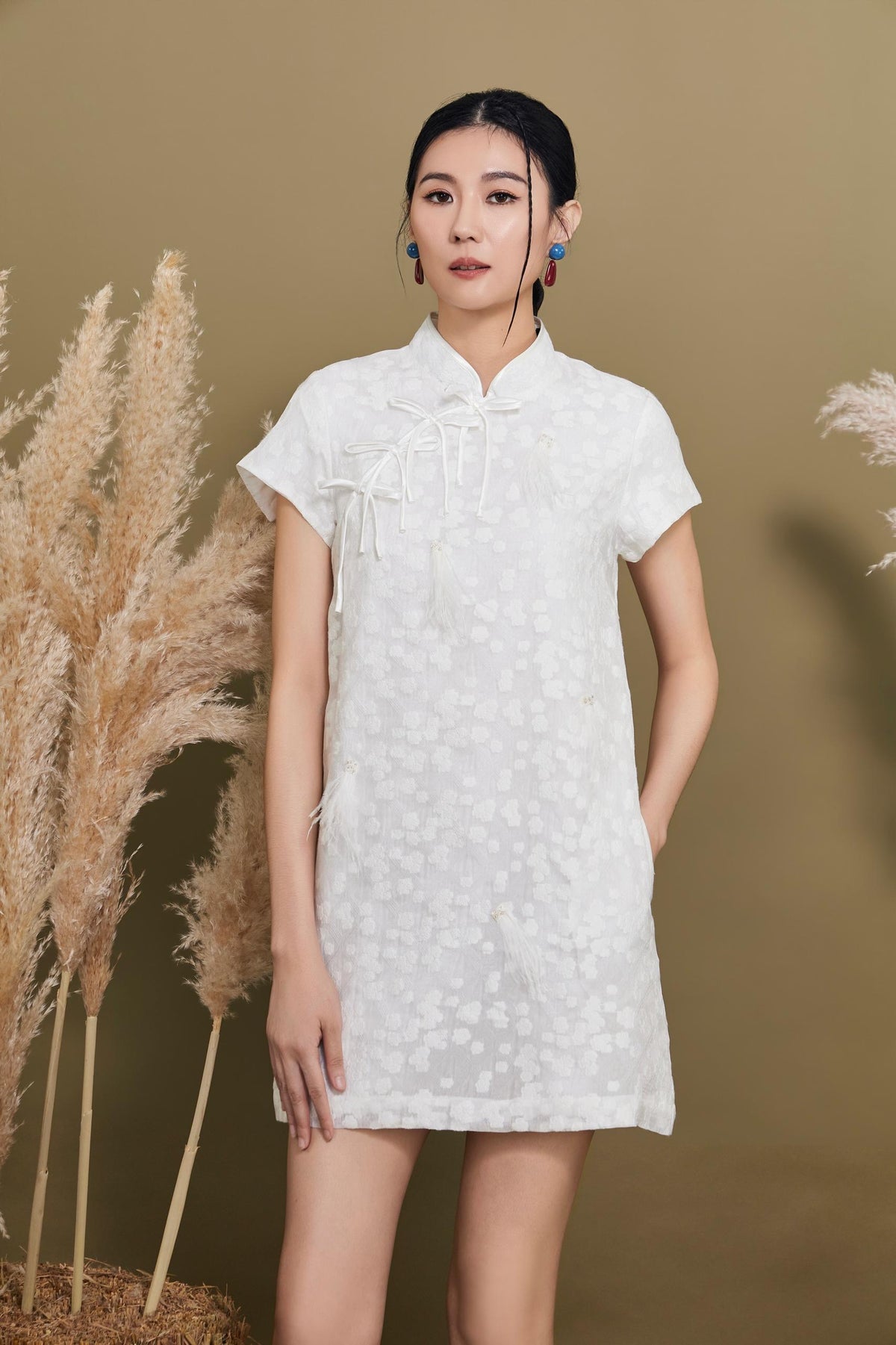 Mei Orient Organza Qipao Dress