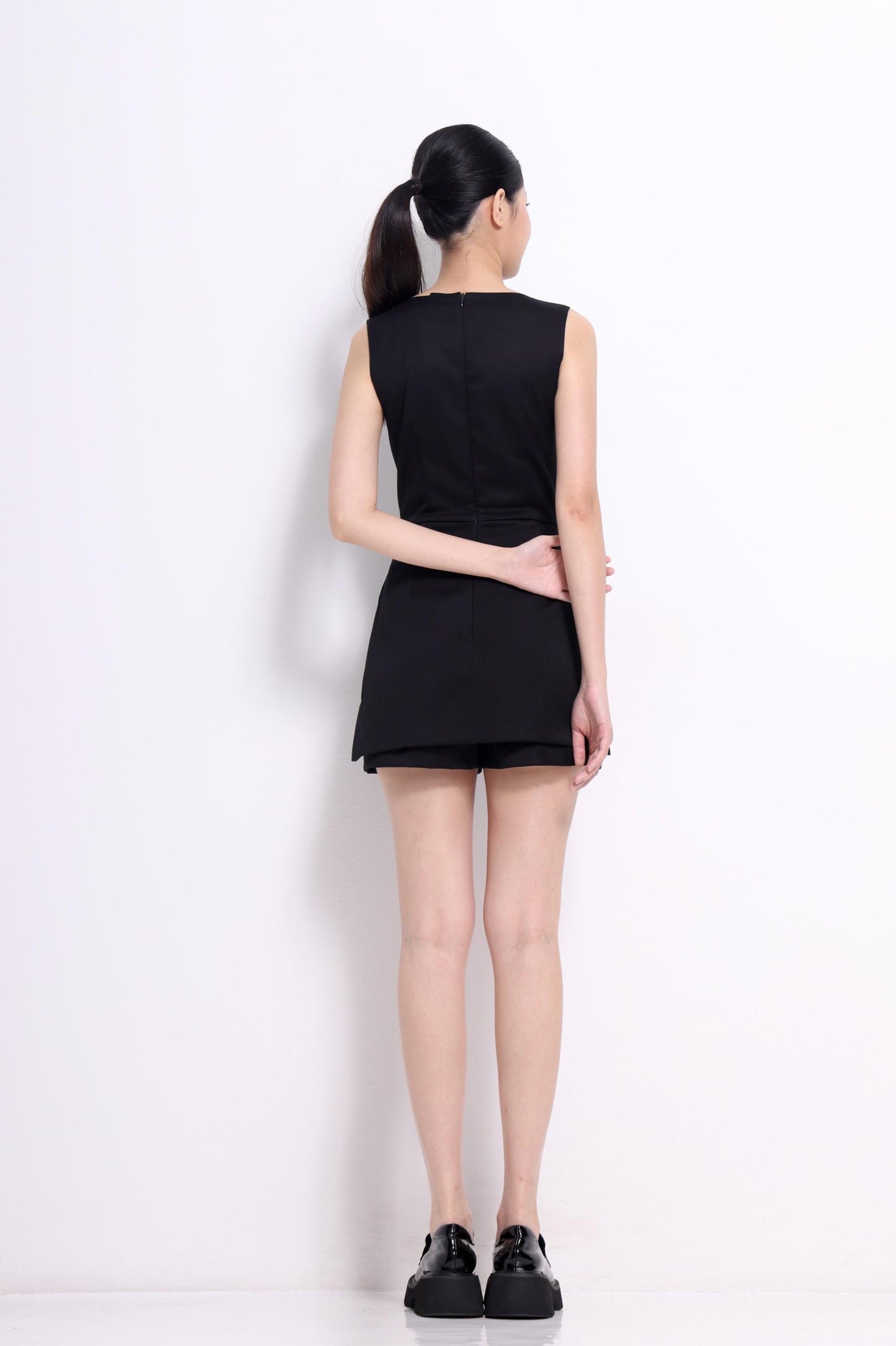 Fia Square-Neck Romper