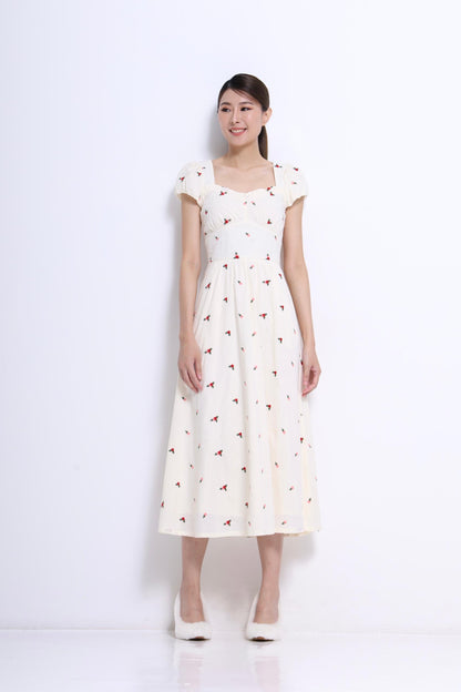 Daisy Floral Embroidered Dress