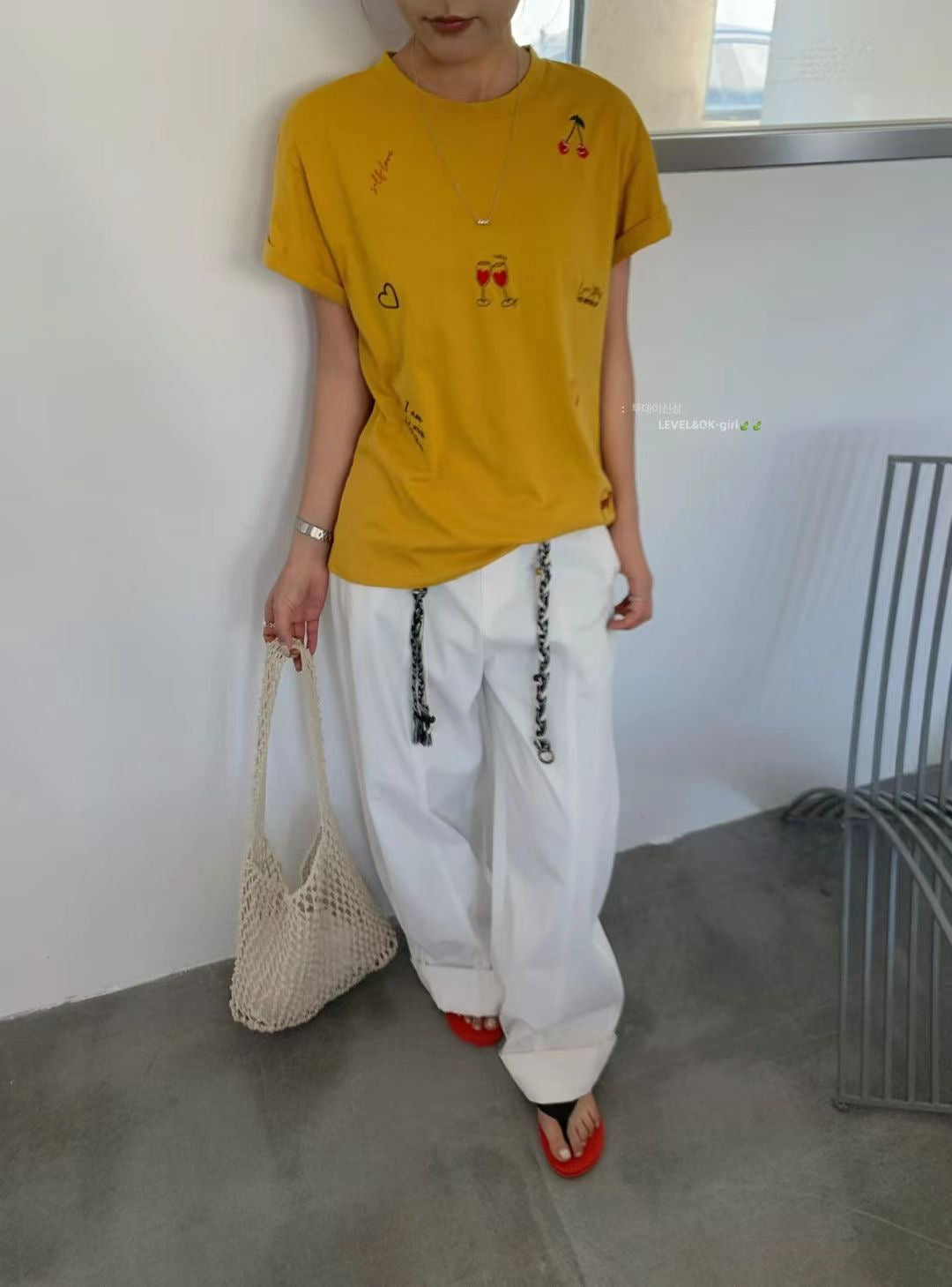 Love Yourself Embroidered Tee