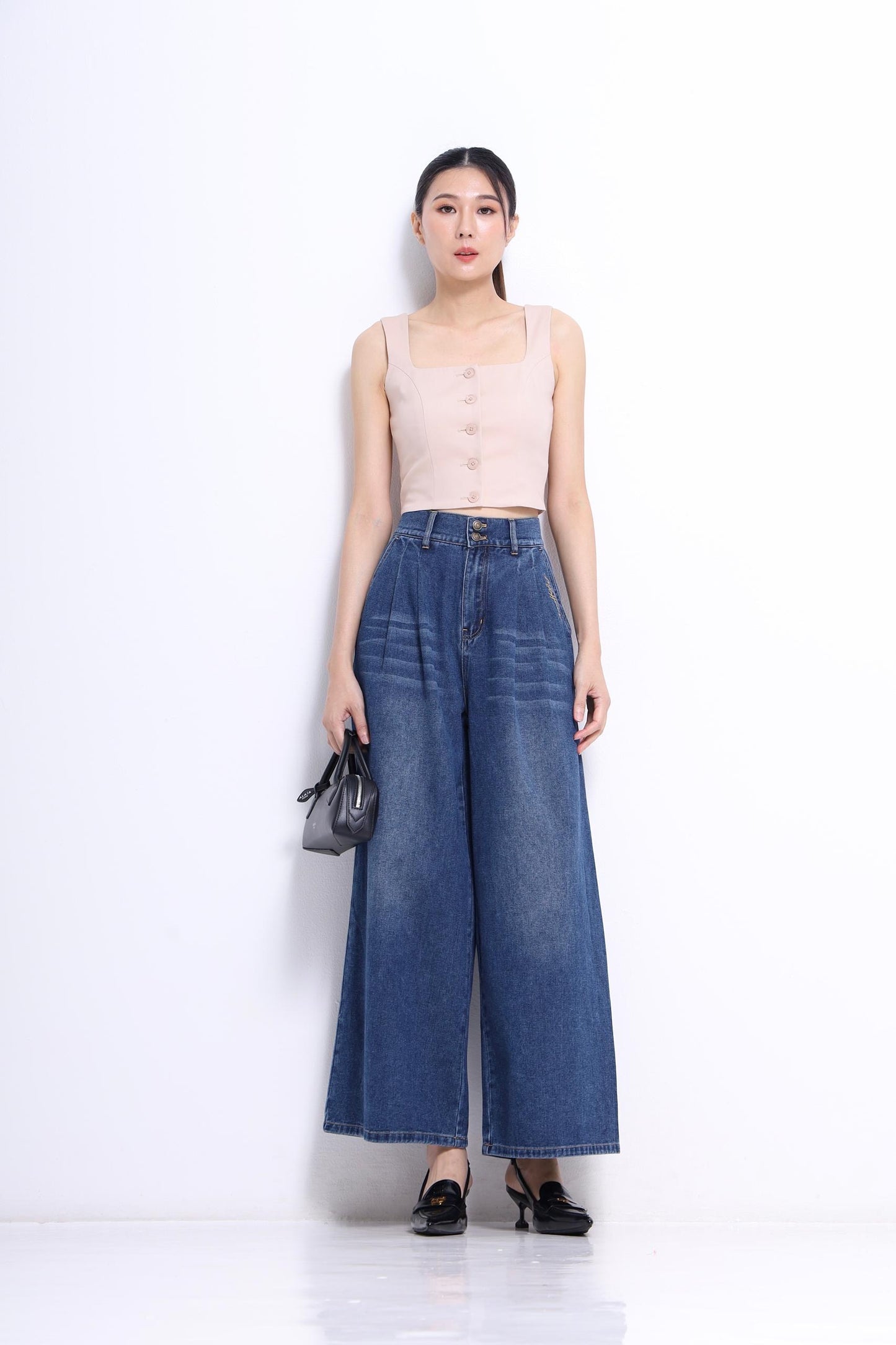 Jenn Wide Legged Denim Jeans