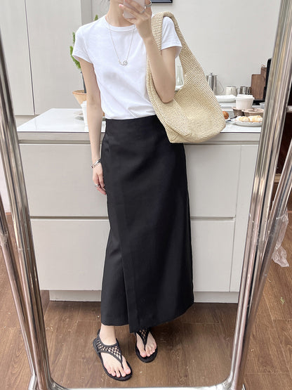 Zenda Satin Maxi Skirt