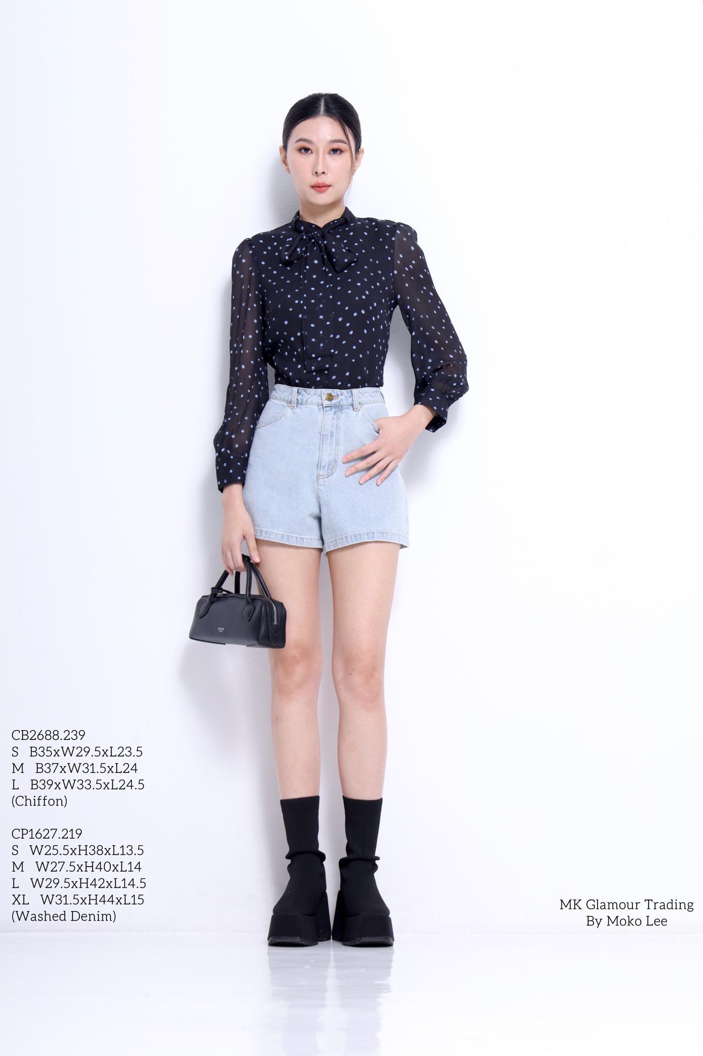 Maro Lavalliere Chiffon Blouse