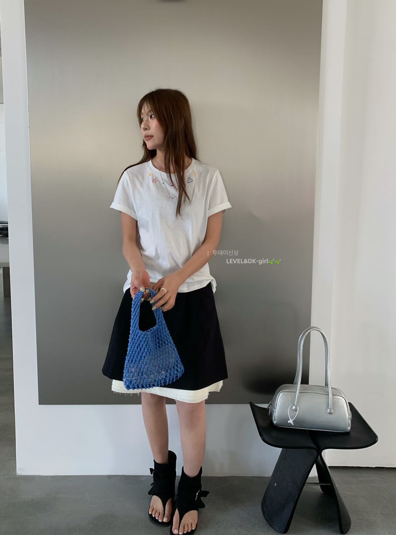 Seashells Starfish Embroidered Tee