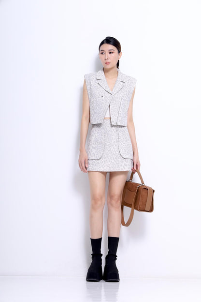 Rita Oversized Pocket Mini Skirt