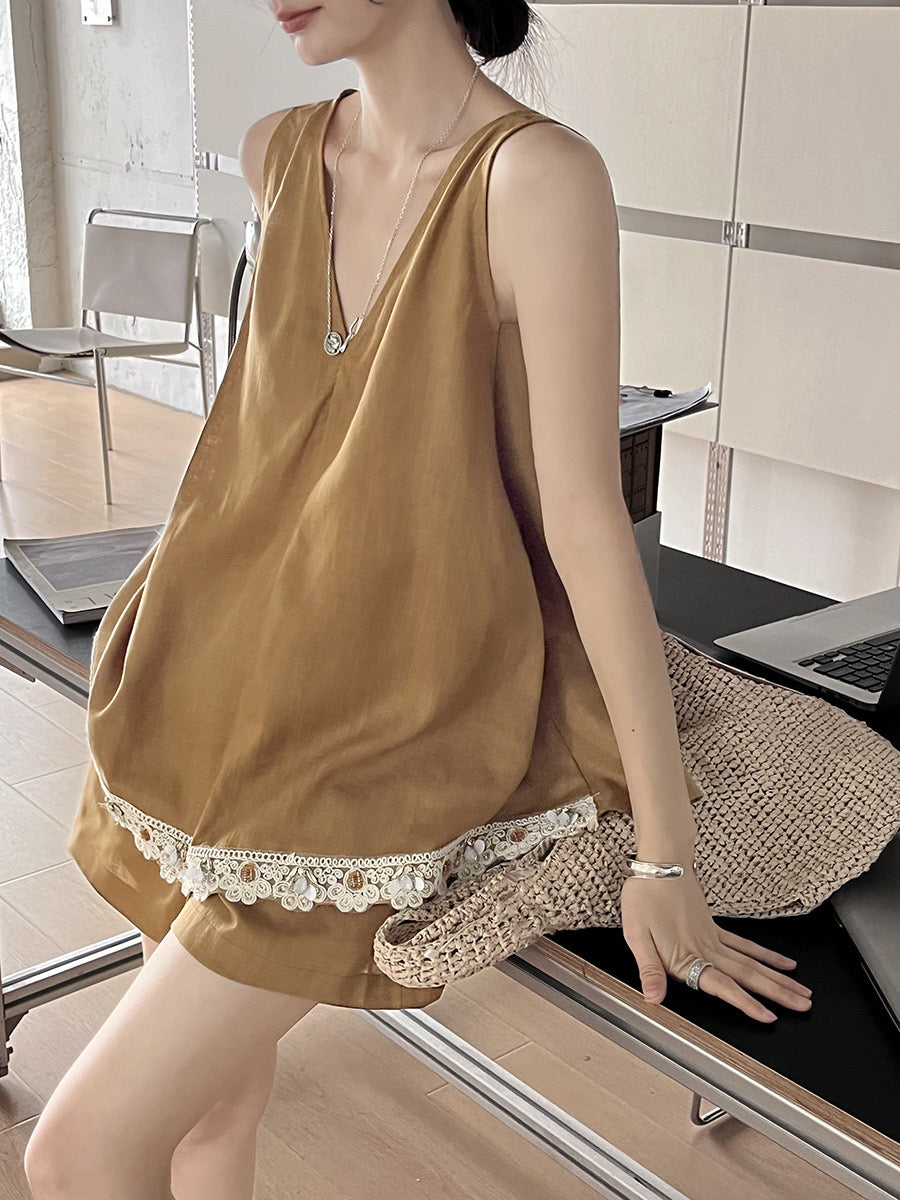 Zoe Bohemian Linen Setwear