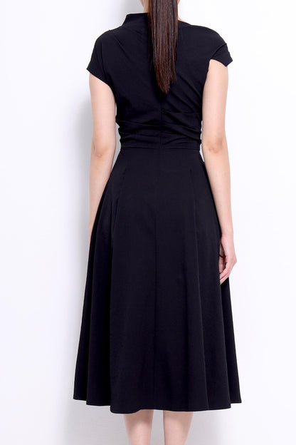 Sia Asymmetrical Drape Dress