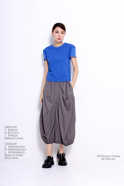 Sera Knitted Cotton Tee