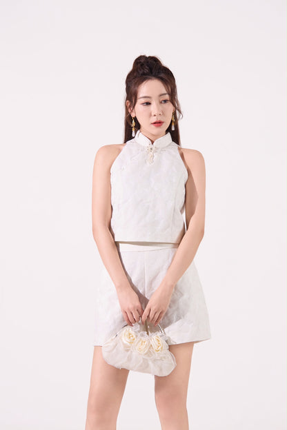 Lin Oriental Cut In Top