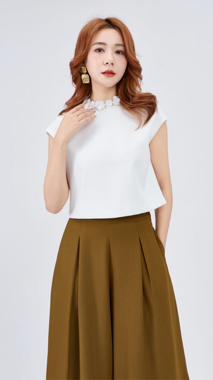 Ziri Flower Sequins Top