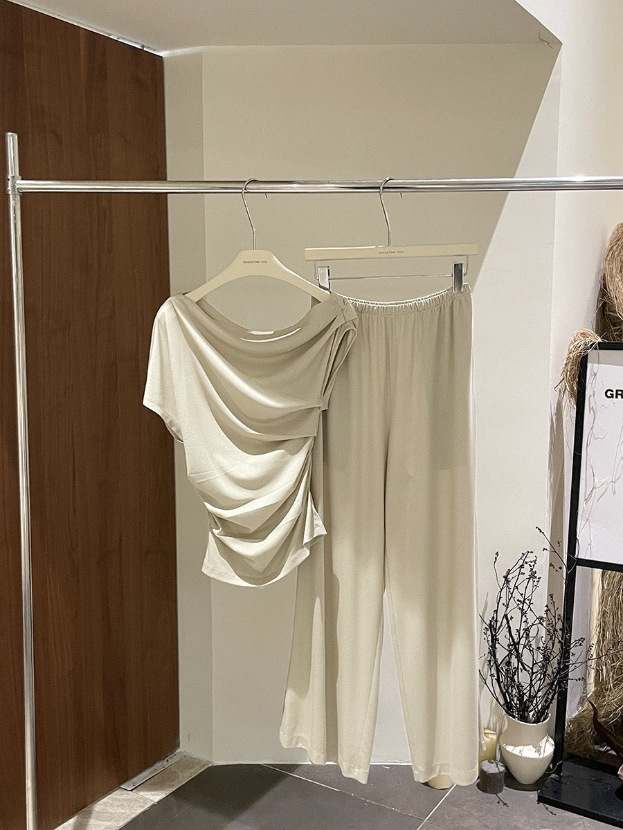 Carrie Asymmetrical Comfy Lux Setwear
