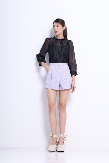 Mara Organza Long Sleeve Blouse