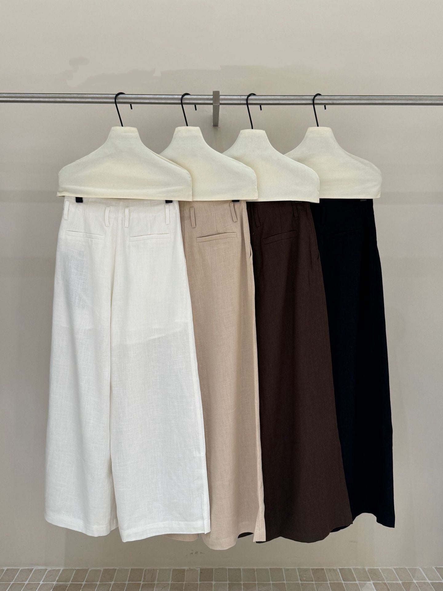 Hana Ramie Wide Legged Pants