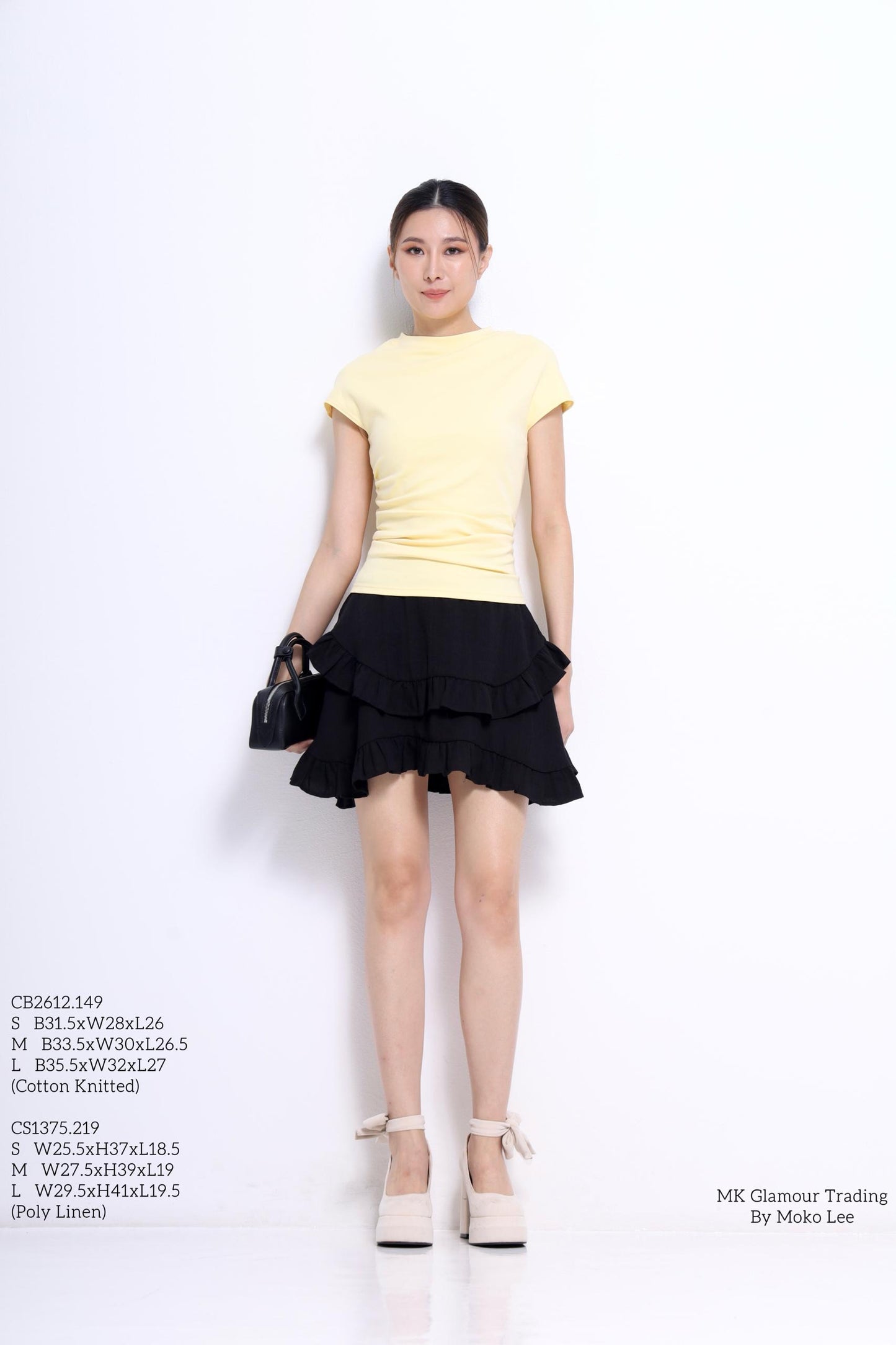 Janice Asymmetrical Knit Tee