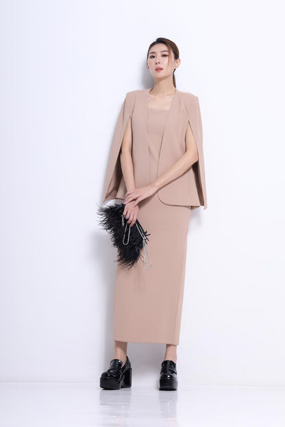 Jace Tailored Cape Blazer