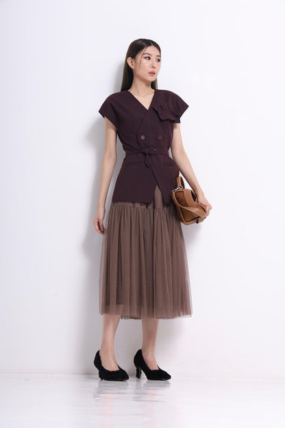 Ellina Flowy Tulle Skirt