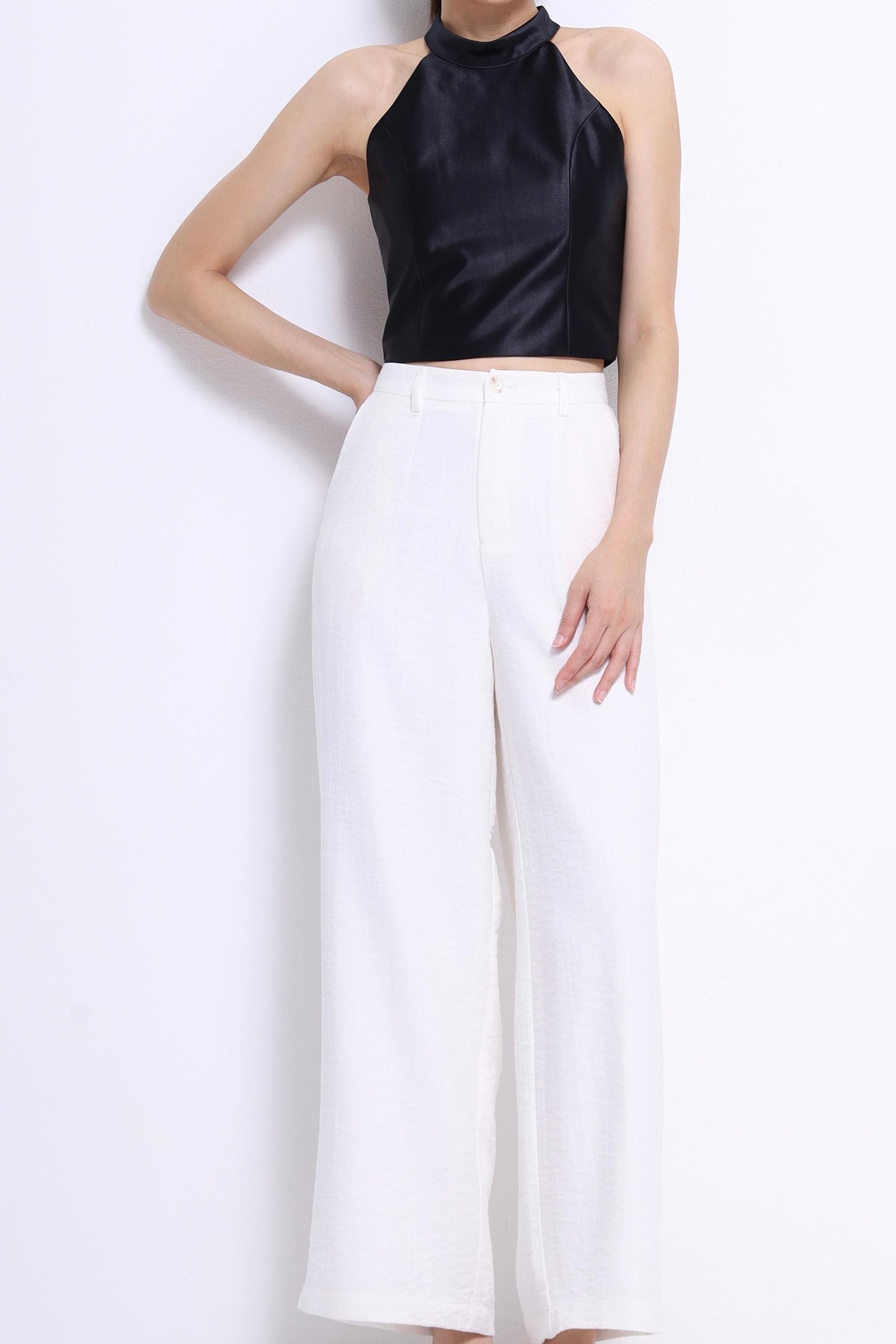 Veronica Linen Wide Legged Pants