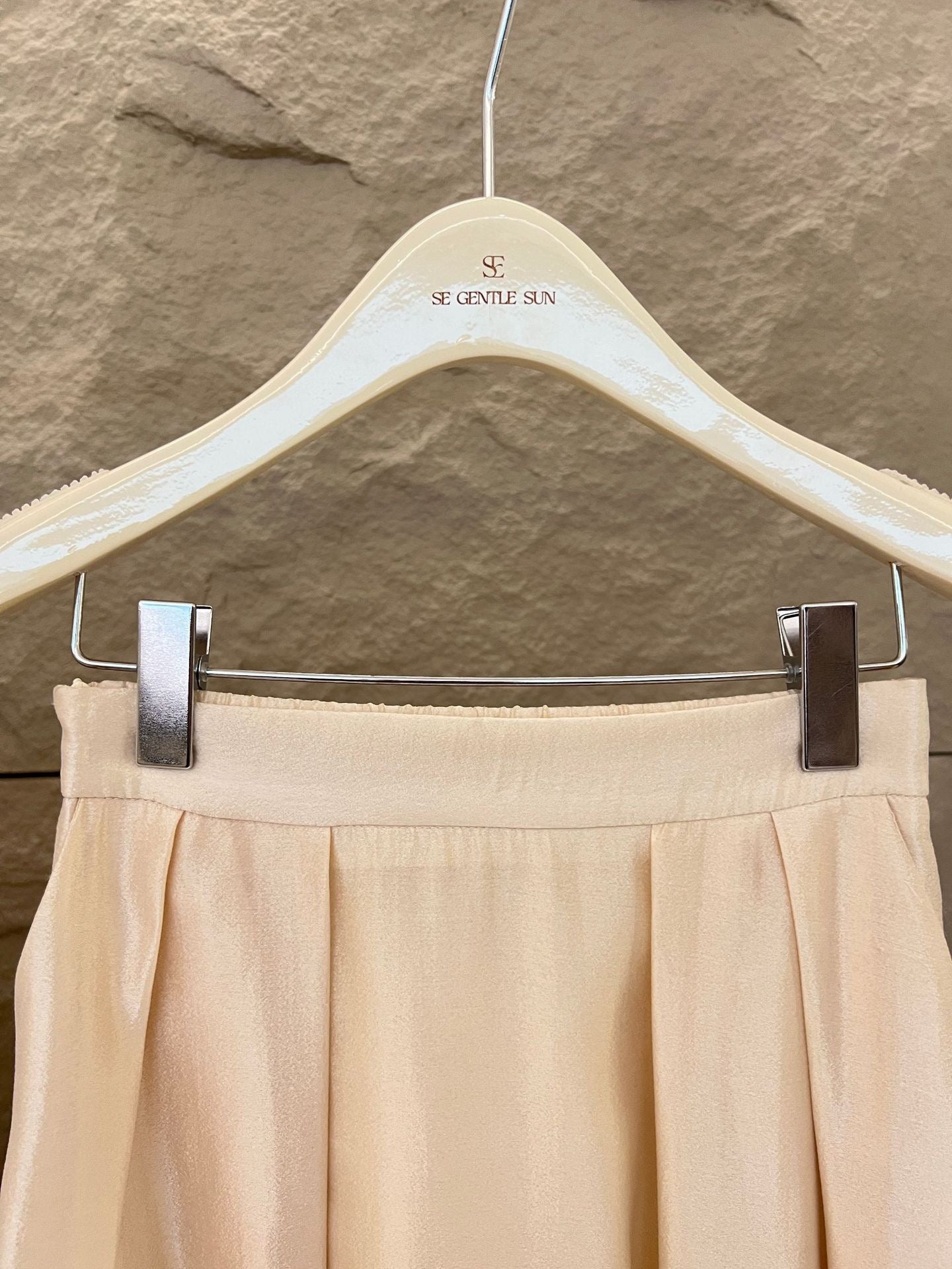 Valentina Pleated A-line Skirt