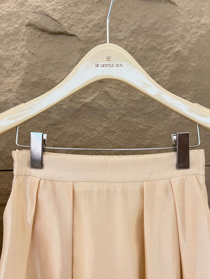 Valentina Pleated A-line Skirt