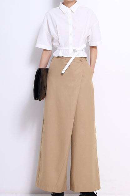 Zera Overlap Tailored Pants