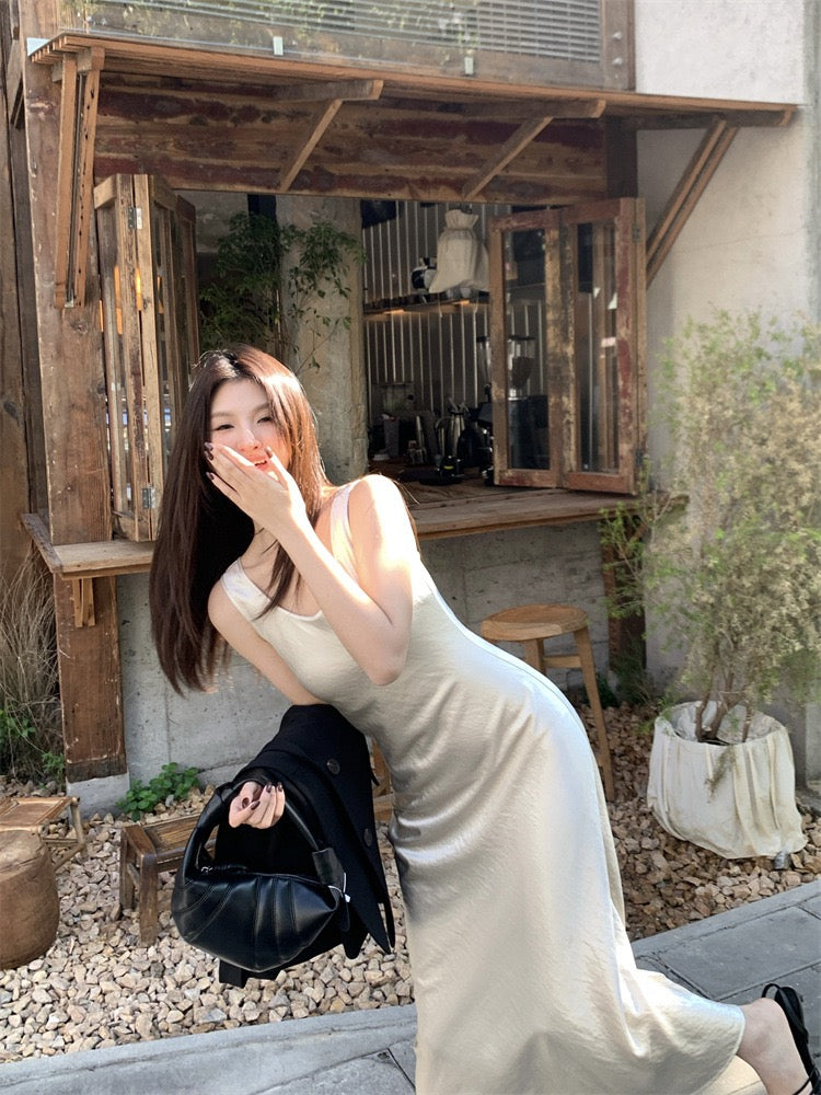 Zena Satin Loose Dress