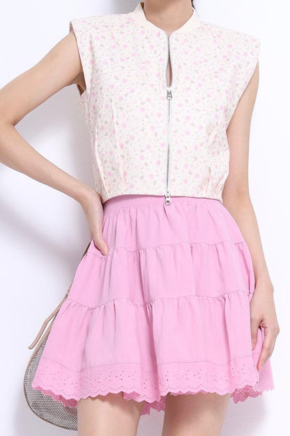 Blossom Cropped Vest Top