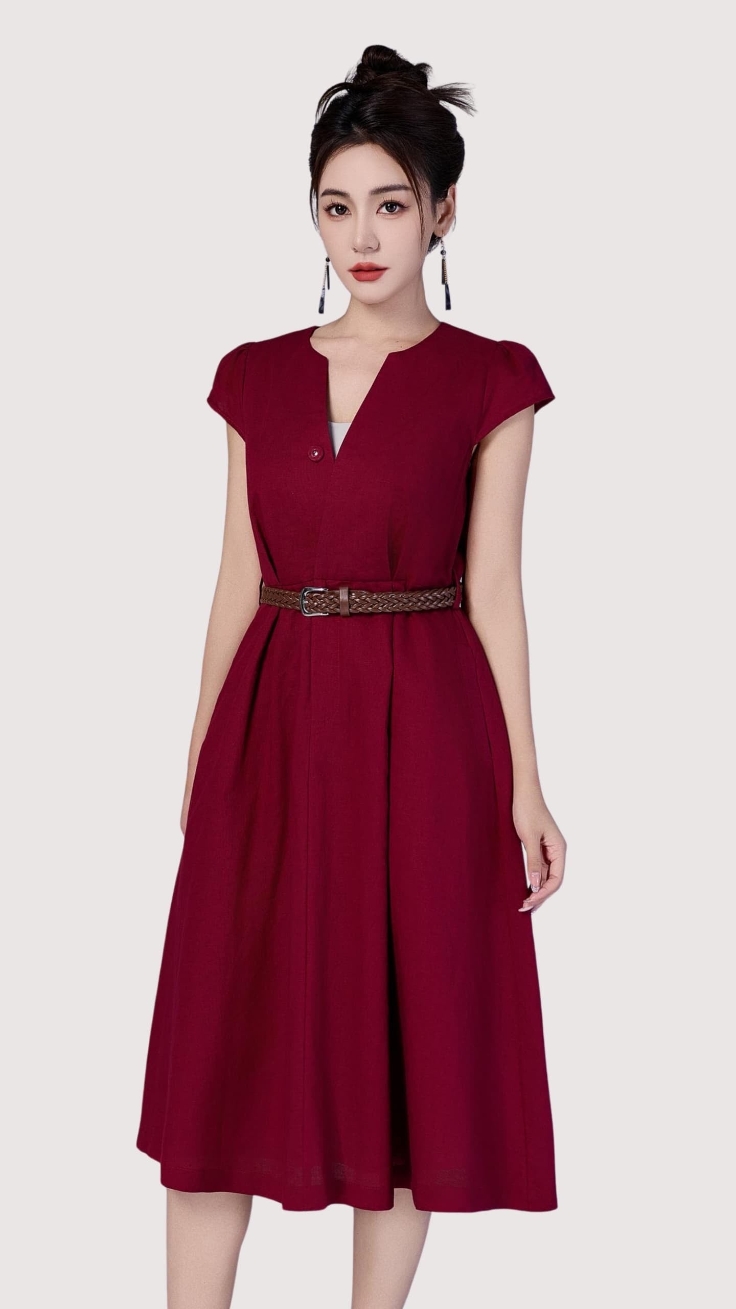 Ziri V-Neck Aline Dress