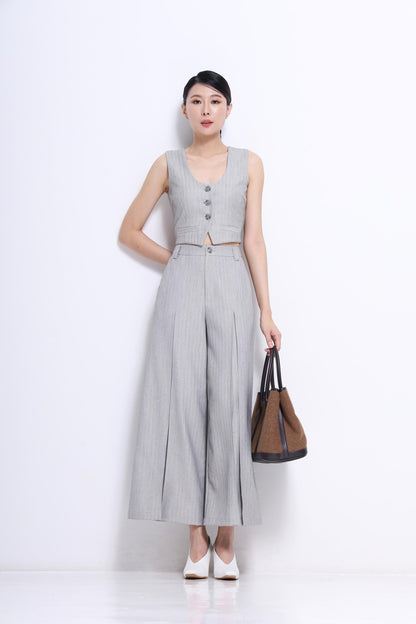 Becca Wide Legged Tailored Pants