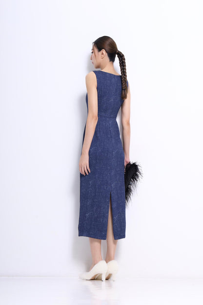 Helen Linen Maxi Dress