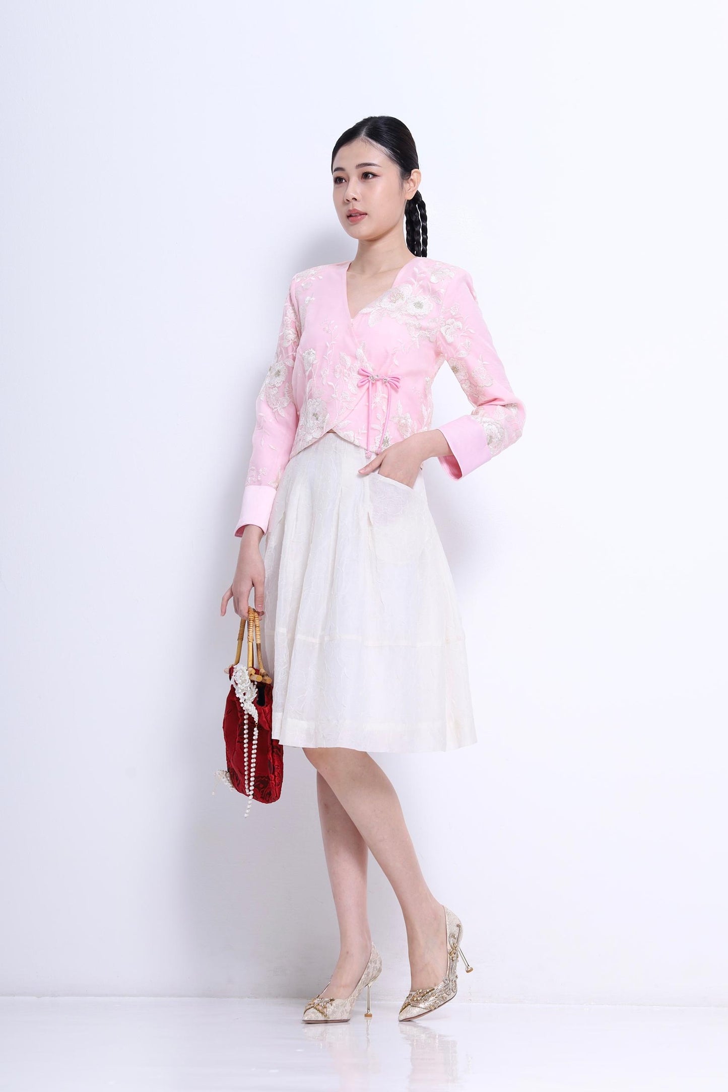 Liang Orient Embroidered Organza Jacket
