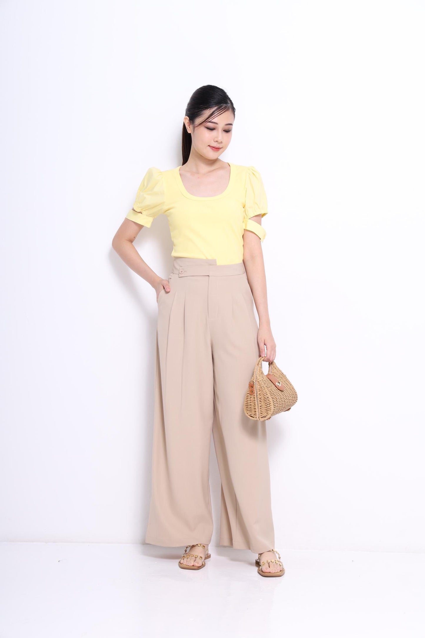 Marianne Tailored Straight Leg Pants