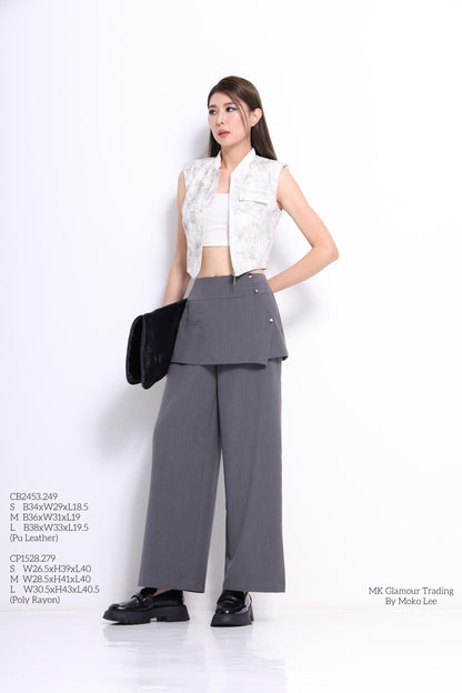 Nika Tailored Wide Legged Pants