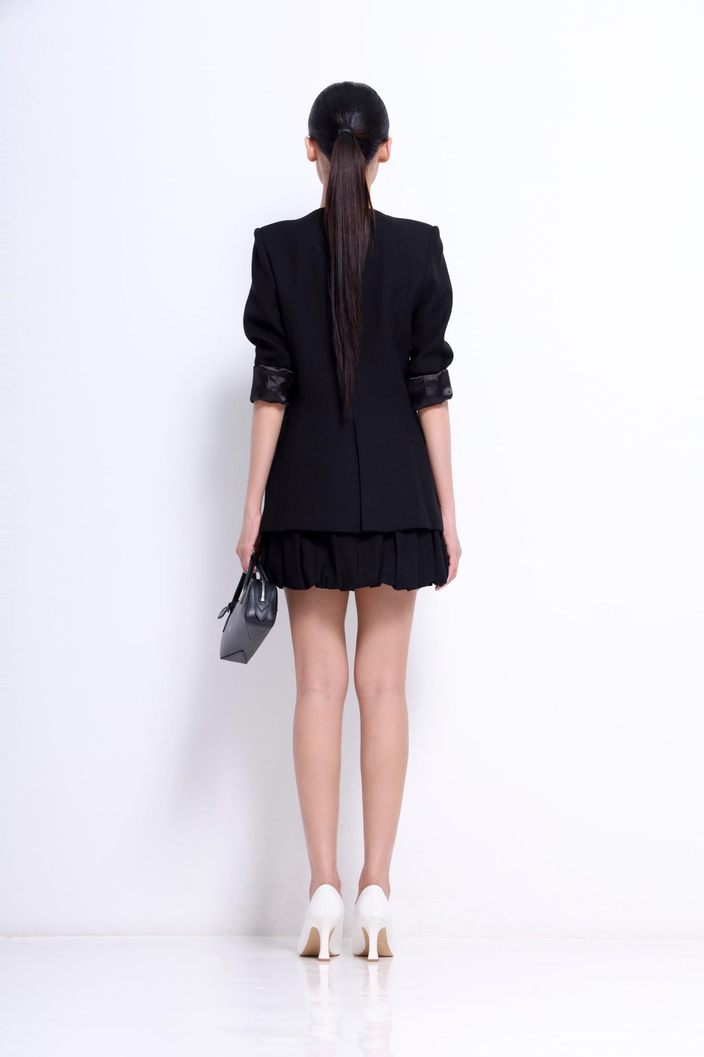 Bernice Bubble Hem Mini Skirt