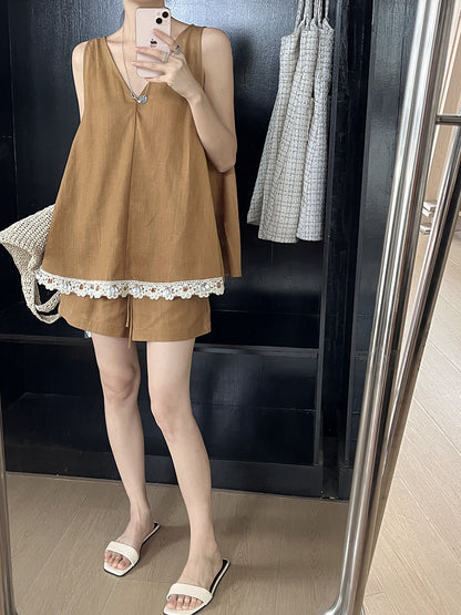 Zoe Bohemian Linen Setwear