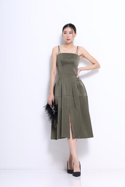 Dahlia A-line Midaxi Dress