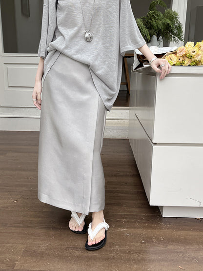 Zenda Satin Maxi Skirt