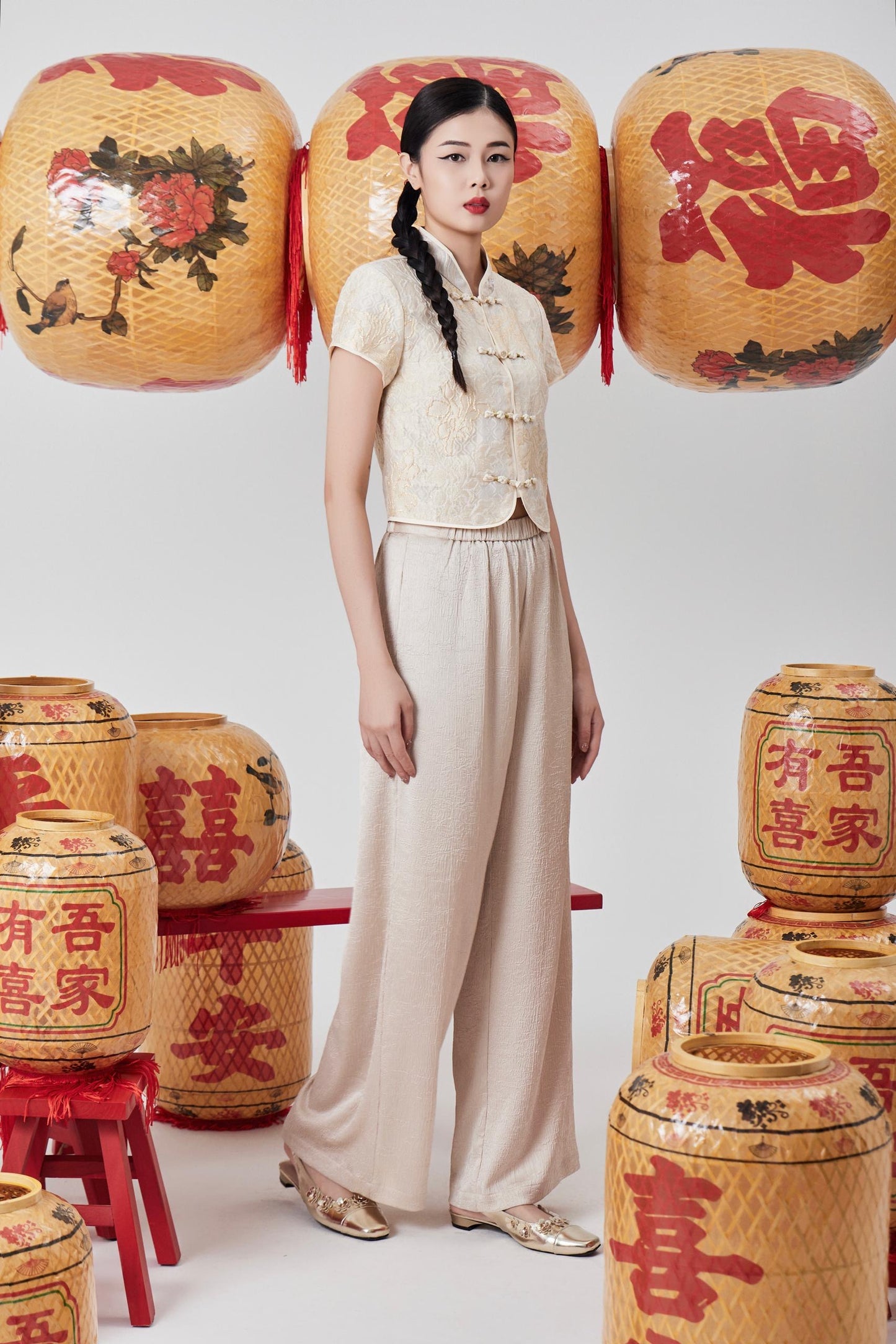 Ran Orient Qipao Top