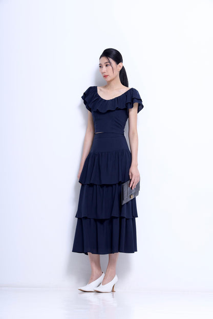 Mona Ruffle Layered Skirt