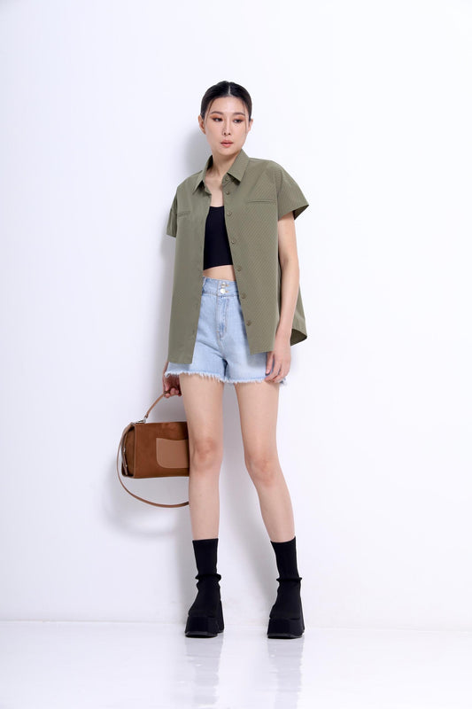 Riya Oversized Shirt with Pockets