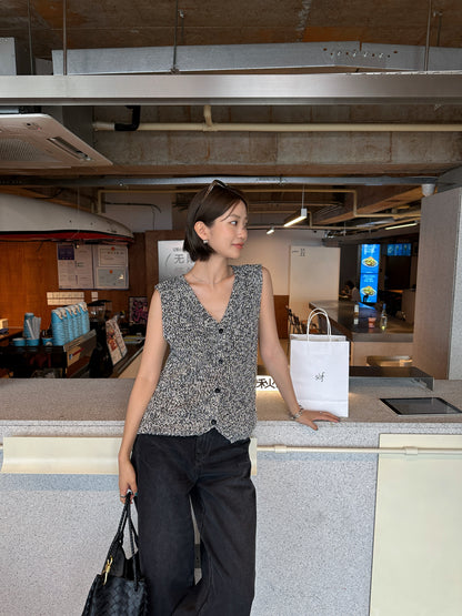 Vin Braided Knit Vest