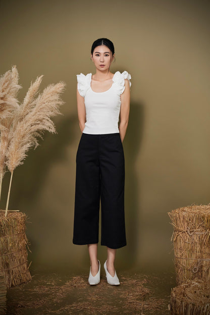 Layla Ruffle Sleeve Knit Top