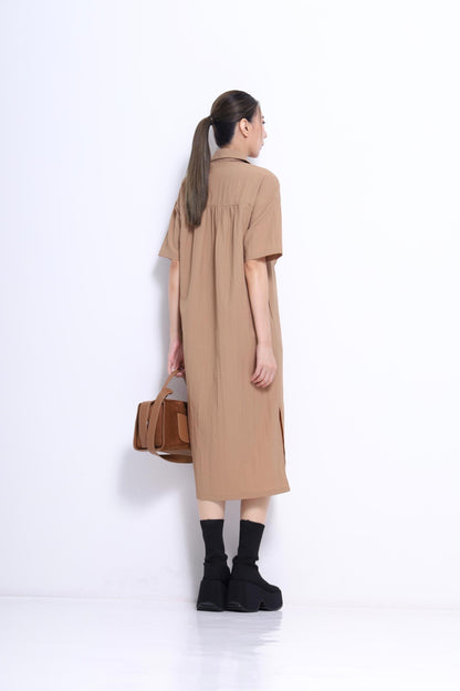 Jaime Oversized Trench Shirt Dress