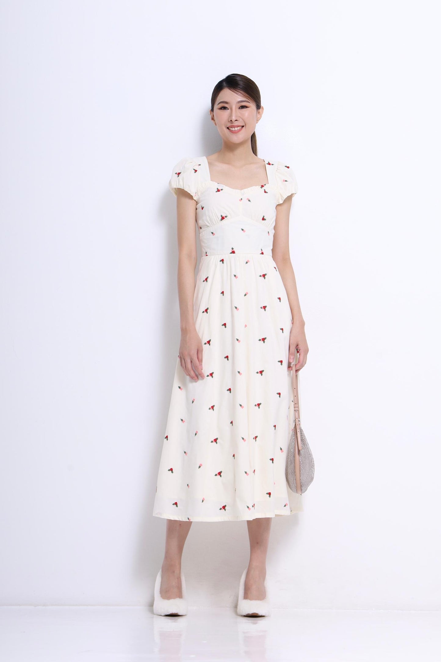 Daisy Floral Embroidered Dress