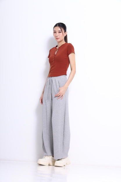 Charlie Button Down Fitted Tee