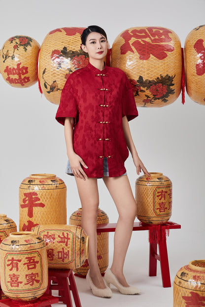 Zhao Orient Oversized Top