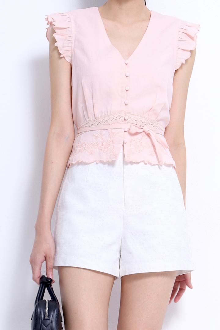 Lorraine V-Neck Lace Blouse