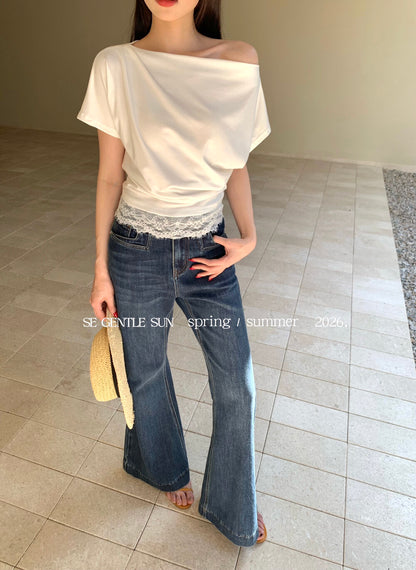 Marie Off Shoulder Lace Top