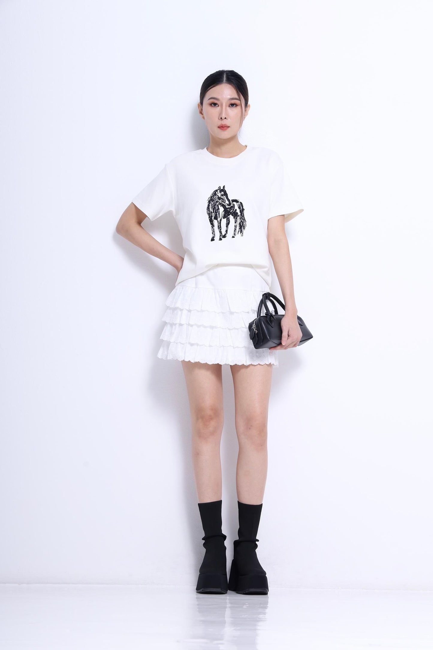 Gina Layered Lace Skirt