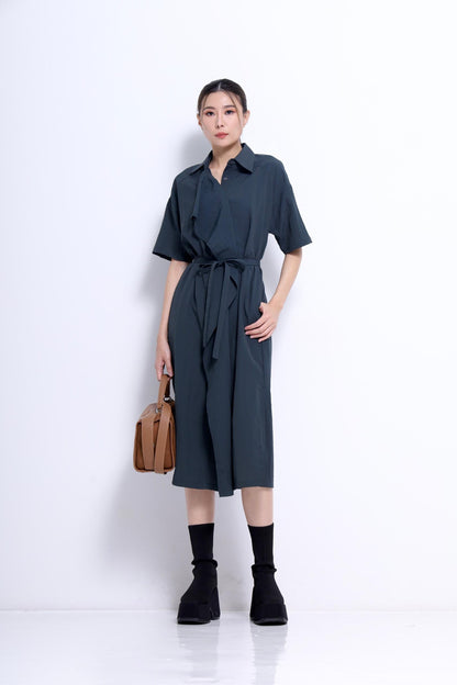 Jaime Oversized Trench Shirt Dress