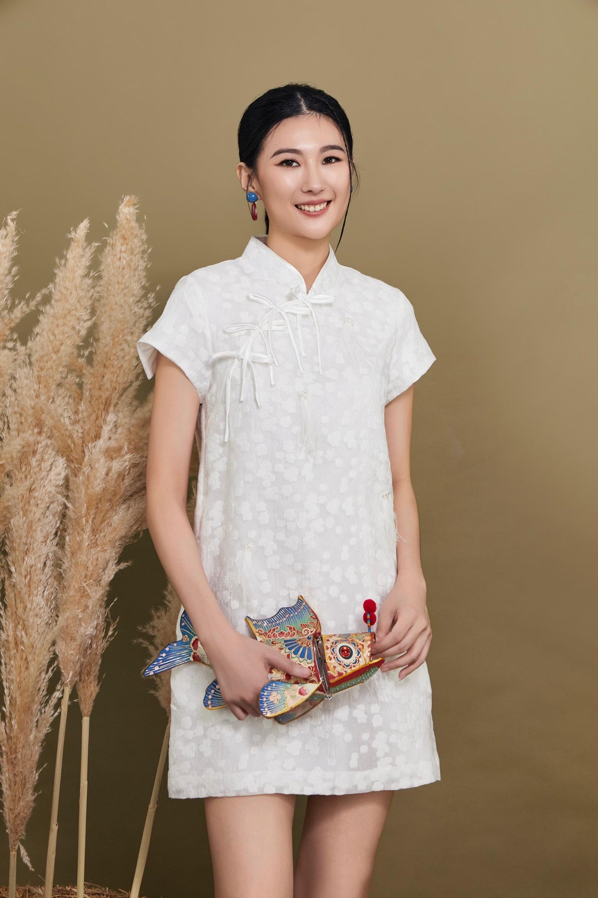 Mei Orient Organza Qipao Dress
